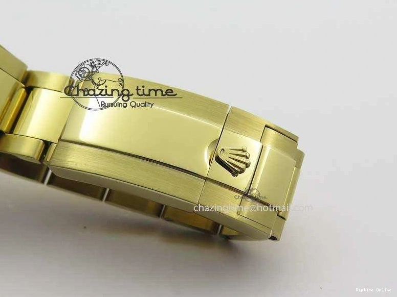 0414 GMT-Master II 116759 YG Bp-Maker Blue Ruby Crystal Bezel Black Dial On YG Bracelet A NewStyle 3775